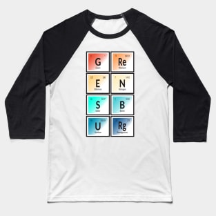 Greensburg City  | Periodic Table Baseball T-Shirt